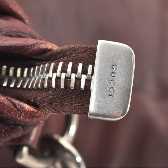 MGUCCI Leather Top Zip Overnight Travel Laptop Work Messenger Bag w/ Woven Strap - Picture 7 of 16